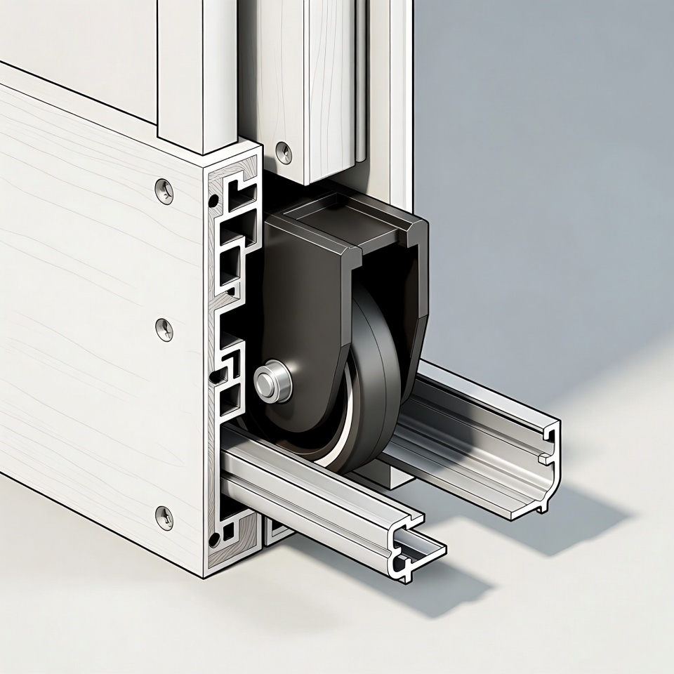  A tolóernyős ajtó nem csúszik? Szakértői tippek a görgők egyszerű beállításához