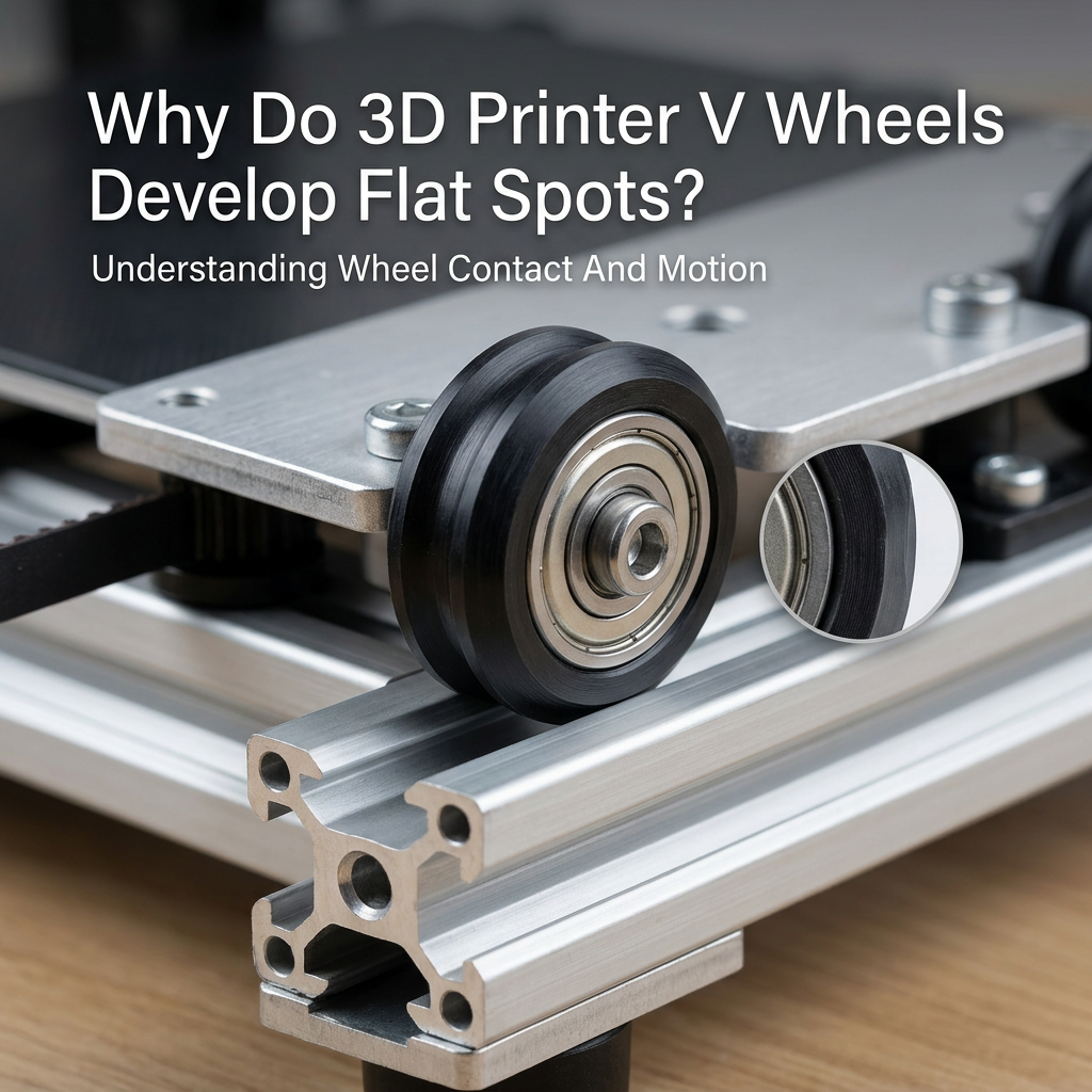  Miért alakulnak ki lapos foltok a 3D nyomtató V kerekei?